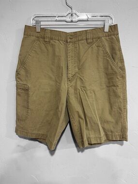 Columbia Men’s Khaki Cargo Shorts Size 32 Cotton Outdoor Hiking Utility